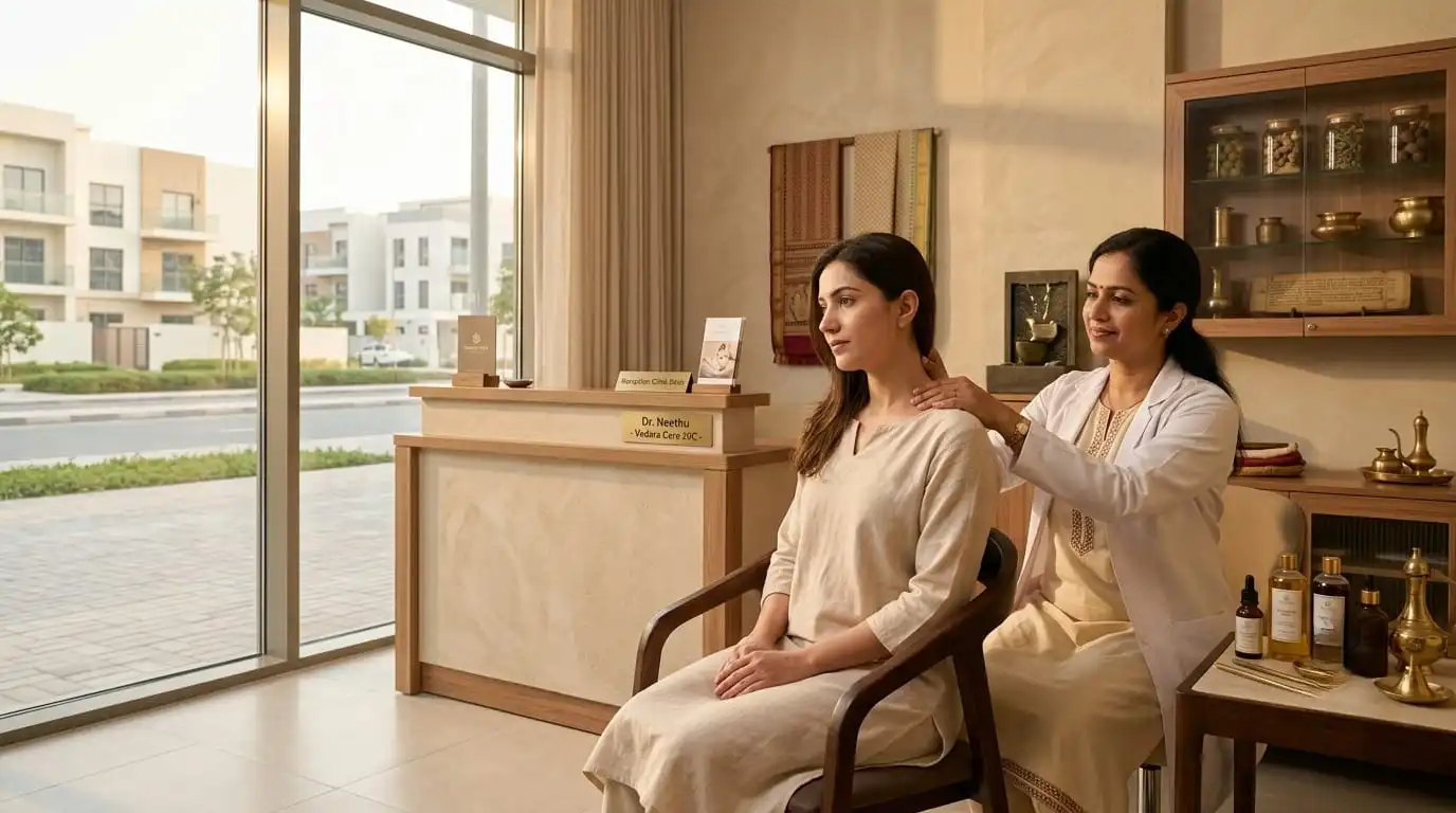 Classical Greeva Sandhigata Vata Ayurvedic care Dr Ansiya Vedara Care JVC